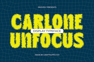 Carlone Unfocus Font Download