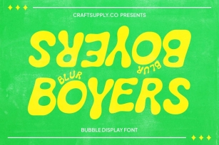 Boyers Blur Font Download