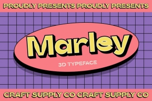 CS Marley 3D Font Download
