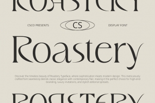 CS Roastery – Elegant Font Font Download