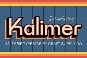CS Kalimer 3D Font Download