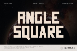 Angle Square - Unique Modern Sans Serif Font Download