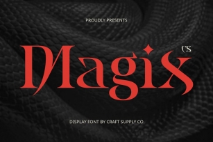 CS Magix – Display Serif Font Font Download