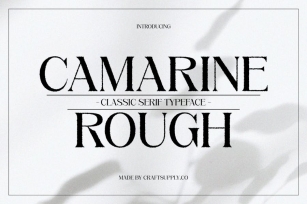 Camarine Rough Font Download