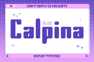 Calpina Blur Font Download