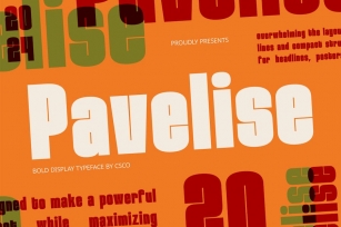 Pavelise – Bold Sans Serif Font Download