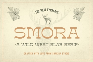 Smora - Western Font Font Download