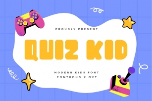 Quiz Kid - Modern Kids Font Font Download