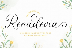 Renadevia - Wedding Font Font Download