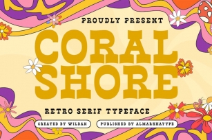 Coral Shore – Slab Serif Retro Font Download