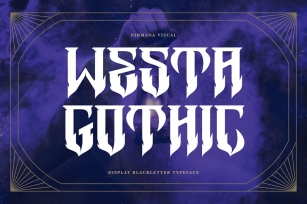 Westa Gothic - Blackletter Font Font Download