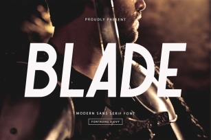 Blade - Modern Sans Serif Font Font Download