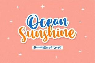 AL - Ocean Sunshine Font Download
