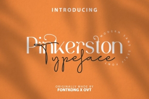 Pinkerston - Modern Sans Serif Font Font Download