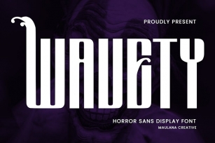 Wavety Horror Sans Display Font Font Download