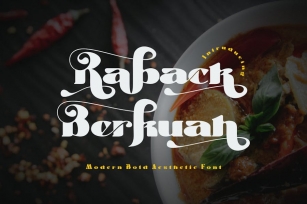 Raback Berkuah Font Download