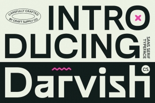 CS Darvish – Sans Serif Typeface Font Download