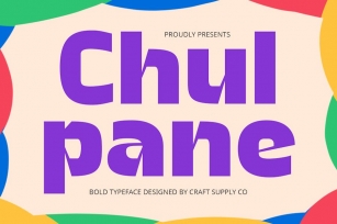 Chulpane – Bold Font Font Download