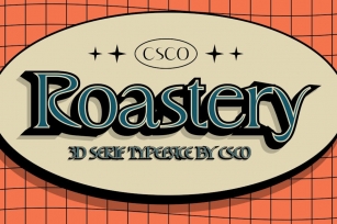 CS Roastery 3D Font Download