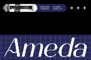 Ameda Pixel Font Download