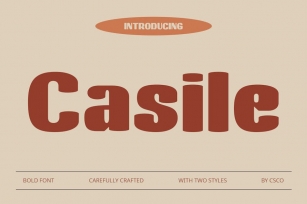 Casile – Bold Font Font Download