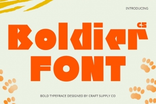 CS Boldier – Bold Font Font Download