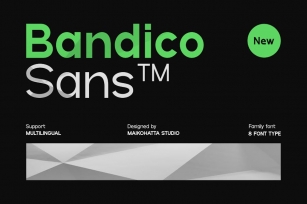 Bandico - Modern Sans Serif Typeface Font Download