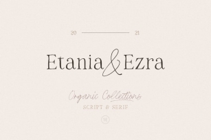 Etania & Ezra - Organic Font Duo Font Download