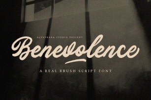 Benevolence - Brush Script Font Download