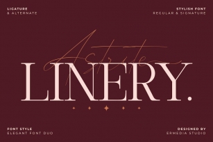 Astrite Linery - Font Duo Font Download