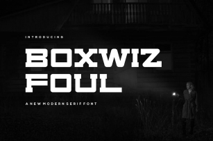 Boxwiz Foul - Font Font Download