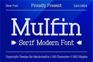 Mulfin - Modern Serif Font Font Download