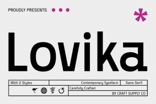 Lovika – Contemporary Font Font Download