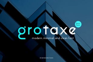 Grotaxe - Minimal & Grotesk Font Font Download