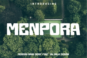 Menpora Modern Sans Serif Font Download