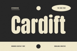 Cardift Rounded Display Font Font Download