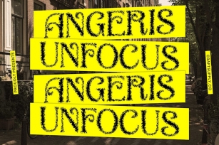 Angeris Unfocus Font Download