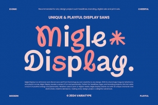 Migle Display - Unique & Playful Sans Font Download