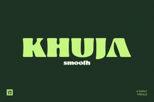 Khuja Smooth - Display Typeface Font Download