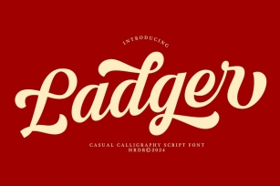 Ladger - Casual Script Font Font Download