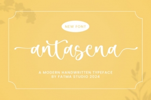Antasena - A Lovely Script Font Font Download