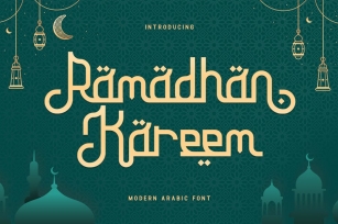 Ramadhan Kareema - Modern Arabic Font Font Download