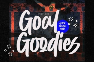 Goal Goodies - Quick Brush Font Font Download