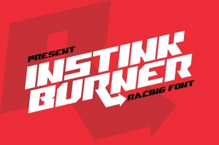 Instink Burner - Powerful Racing Font Font Download