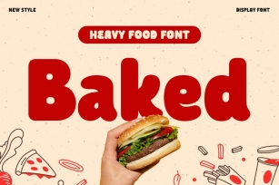 Baked - Heavy Food Font Font Download