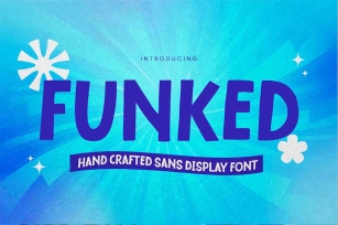 Funked - Hand Crafted Sans Display Font Font Download