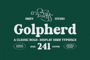 Golpherd – Classic Bold Display Font Font Download