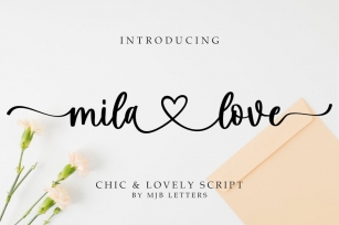 Mila Love Font Download