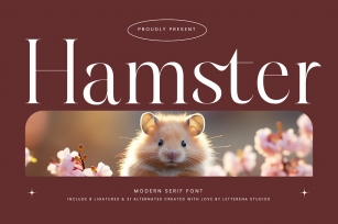Hamster Modern Serif Font Font Download