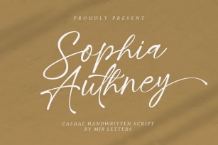 Sophia Authney Font Download
